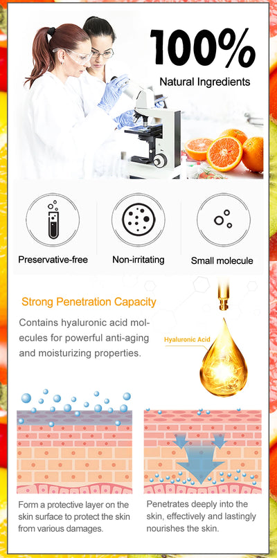 Vitamin C &amp; Hyaluronsäure-Serum 30 ml ✨ Glow Booster 